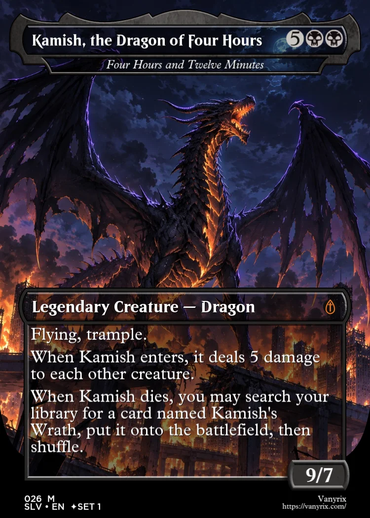 Kamish, the Dragon of Four Hours