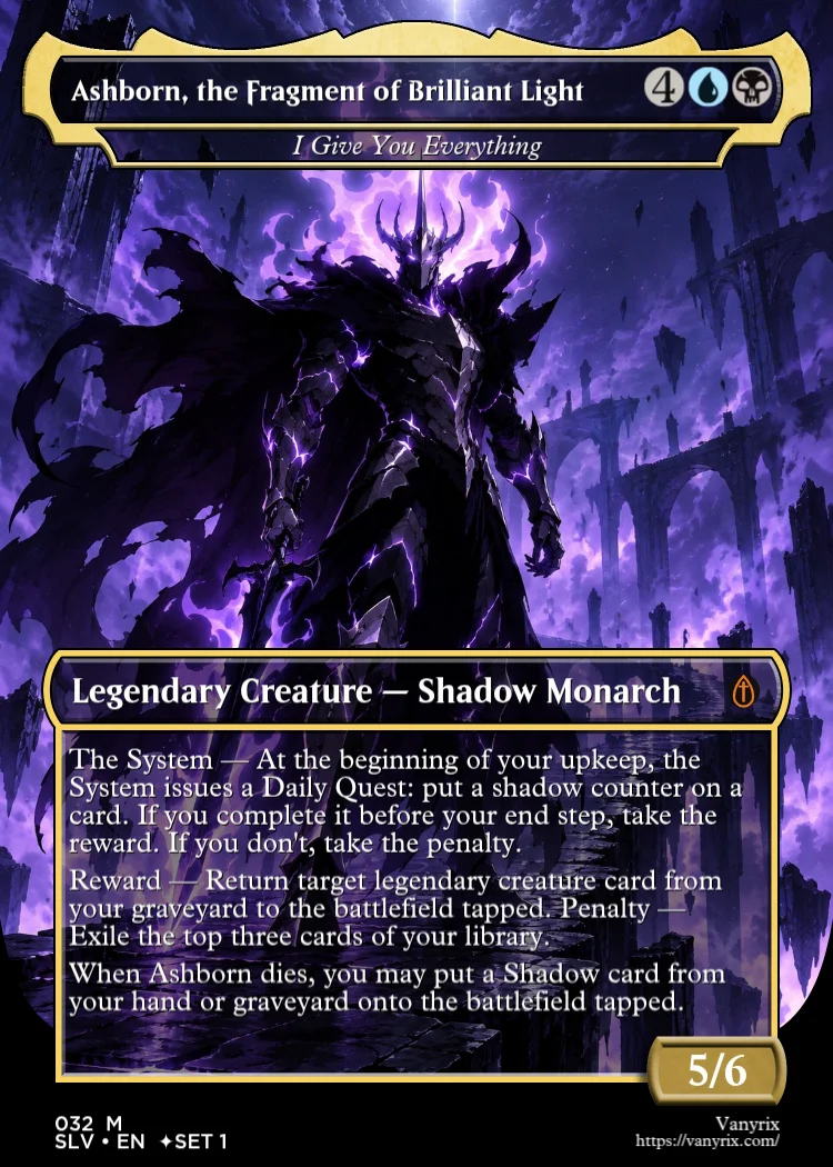 Ashborn, the Fragment of Brilliant Light
