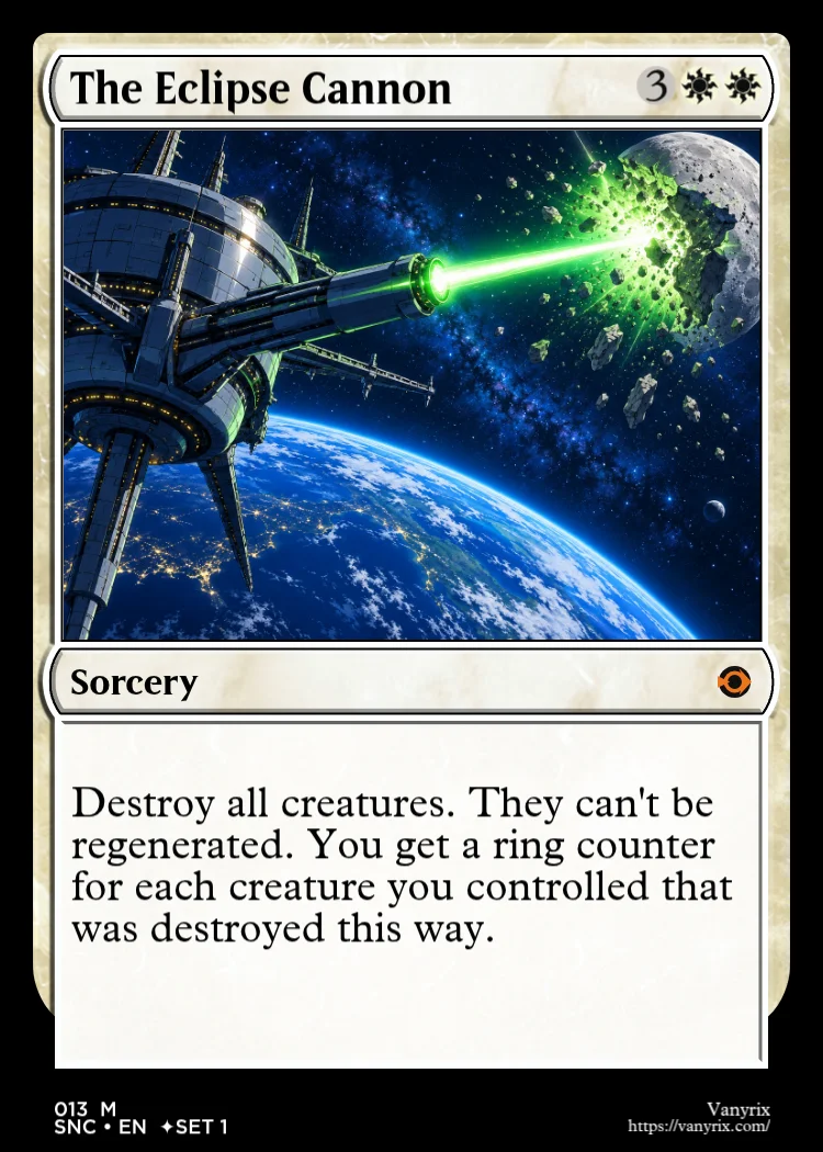 The Eclipse Cannon