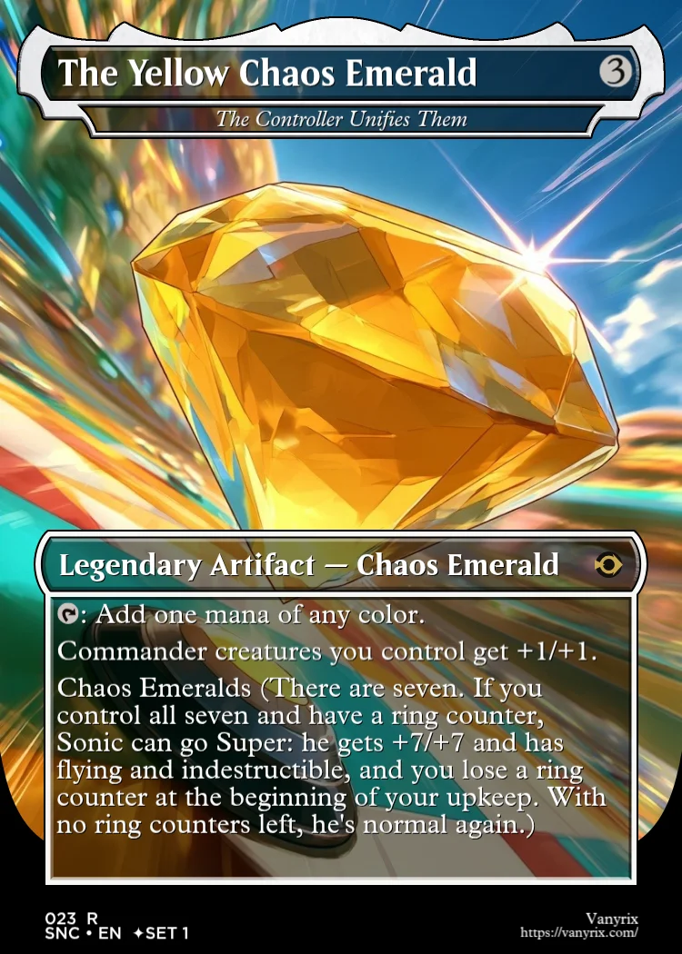 The Yellow Chaos Emerald
