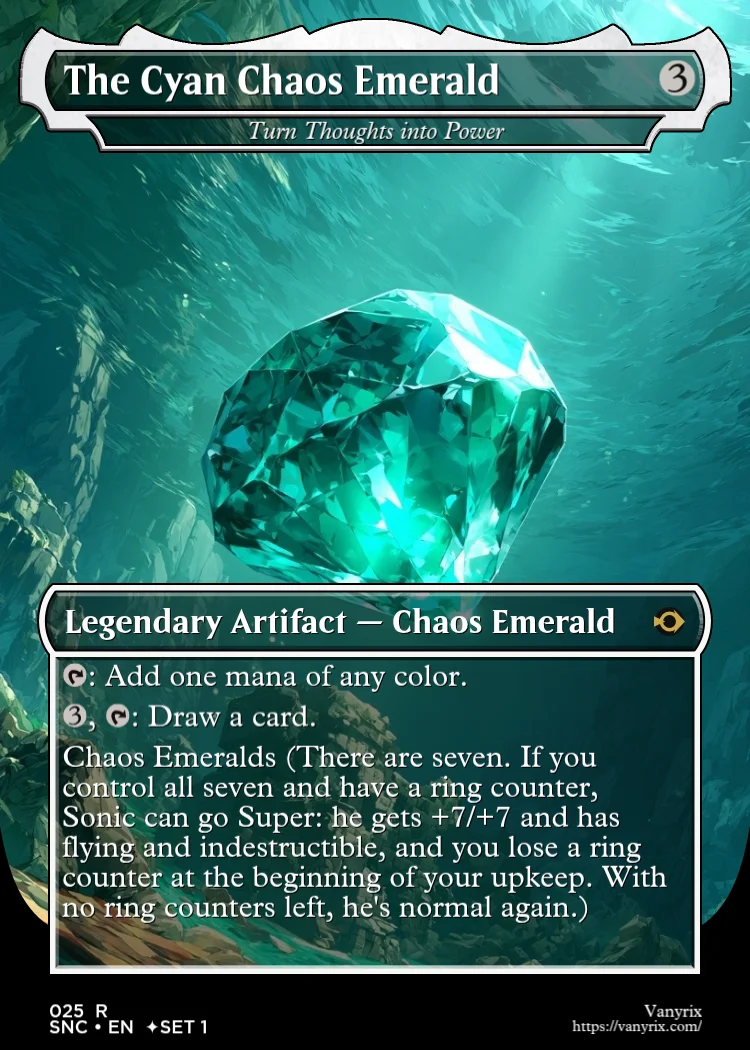 The Cyan Chaos Emerald