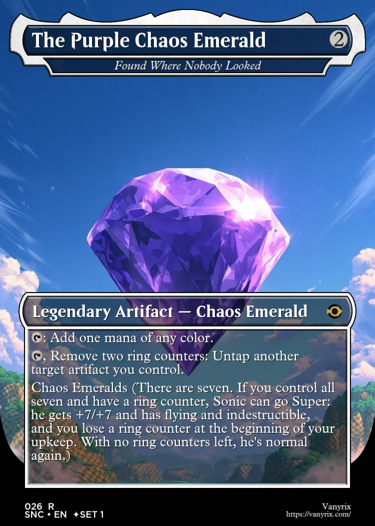 The Purple Chaos Emerald