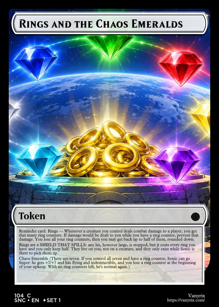 Rings and the Chaos Emeralds