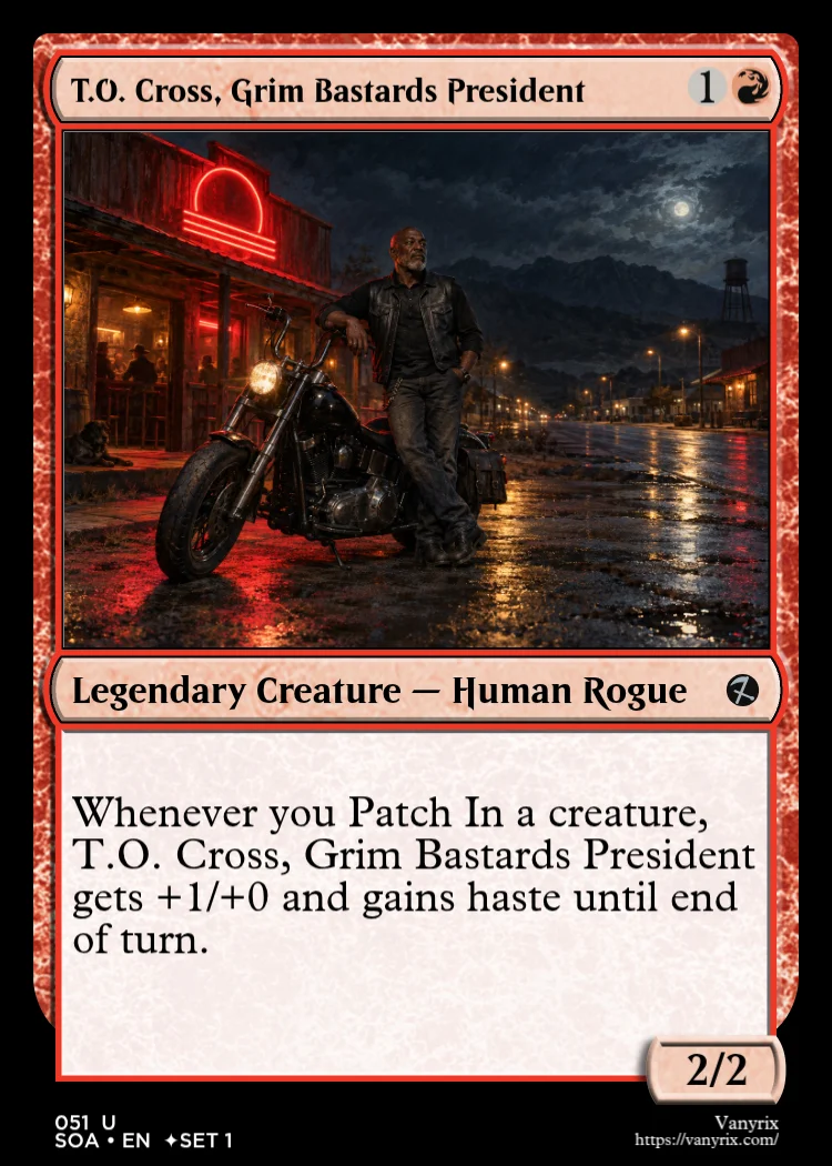 T.O. Cross, Grim Bastards President
