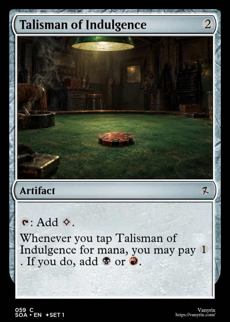 Talisman of Indulgence