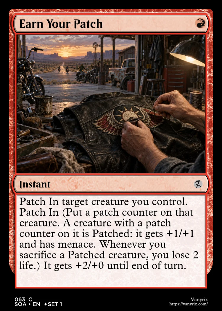 Earn Your Patch