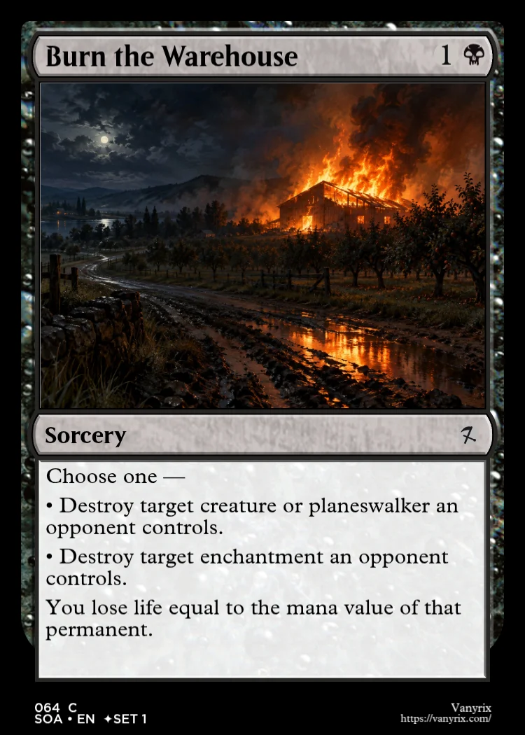 Burn the Warehouse