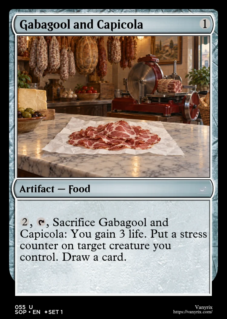 Gabagool and Capicola