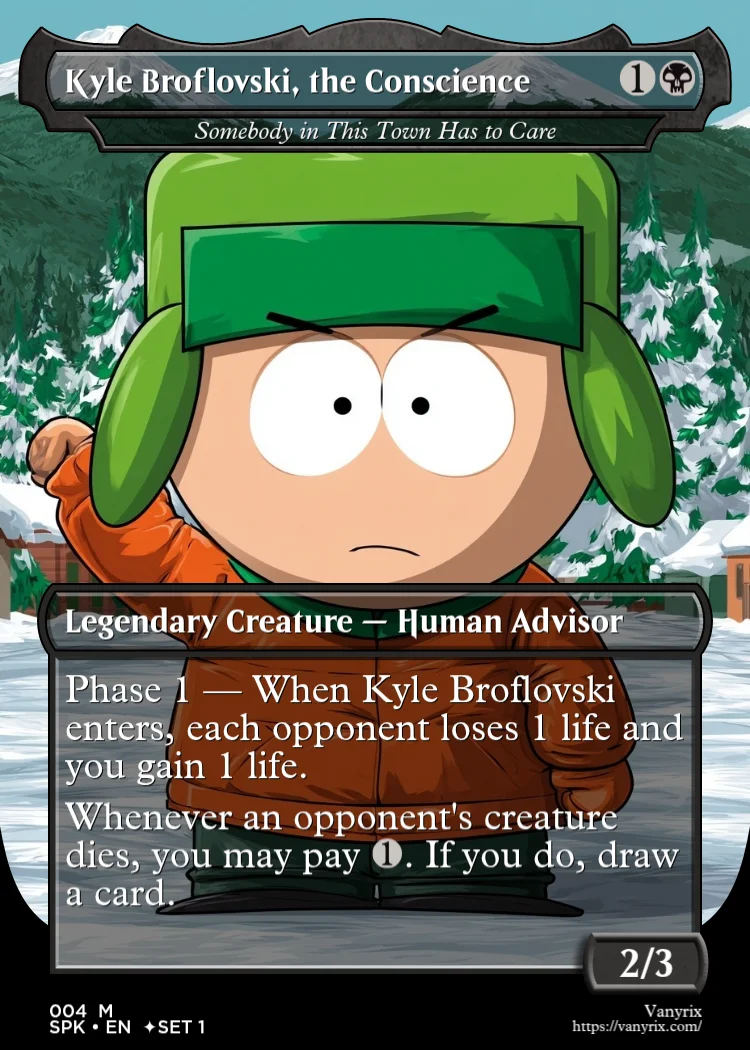 Kyle Broflovski, the Conscience