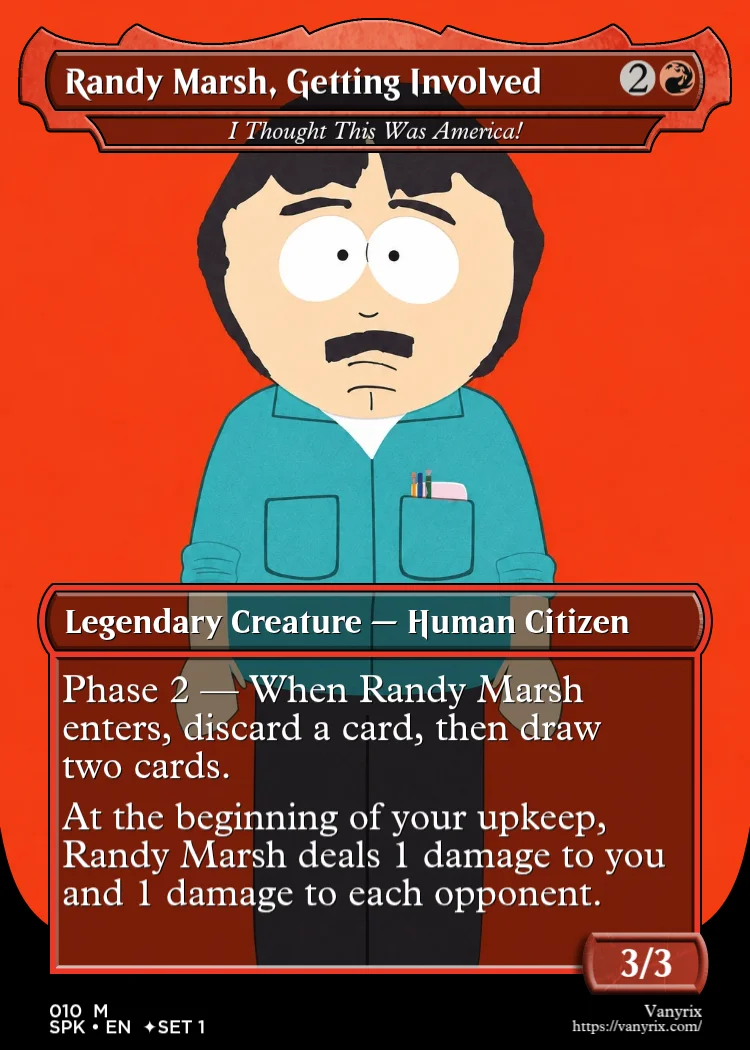 Randy Marsh, Getting Involved