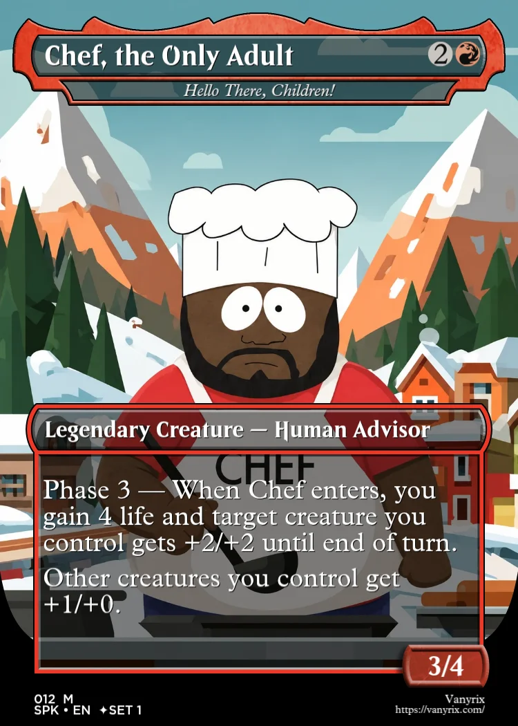 Chef, the Only Adult