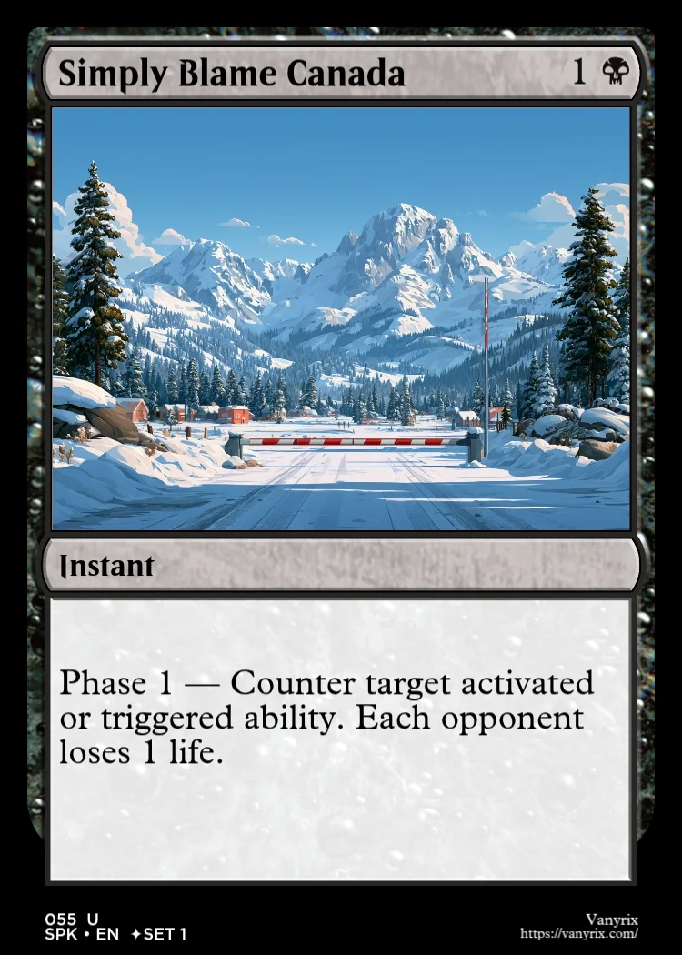 Simply Blame Canada
