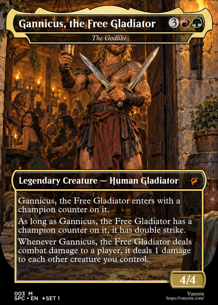 Gannicus, the Free Gladiator