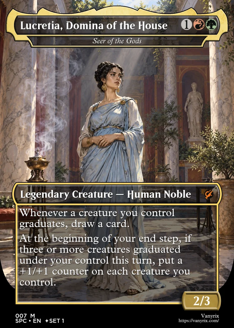 Lucretia, Domina of the House