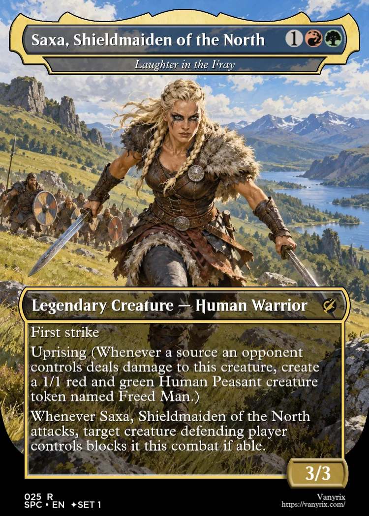 Saxa, Shieldmaiden of the North