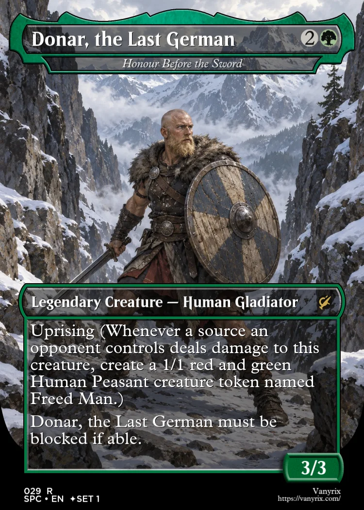 Donar, the Last German