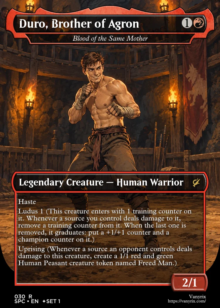 Duro, Brother of Agron