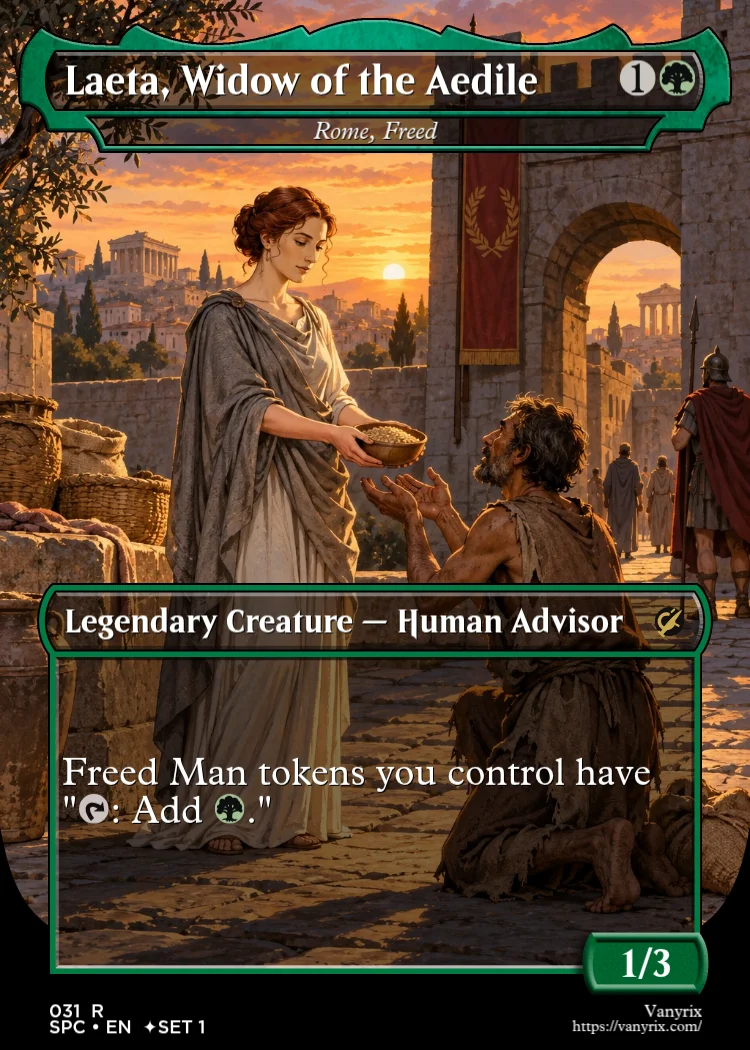 Laeta, Widow of the Aedile