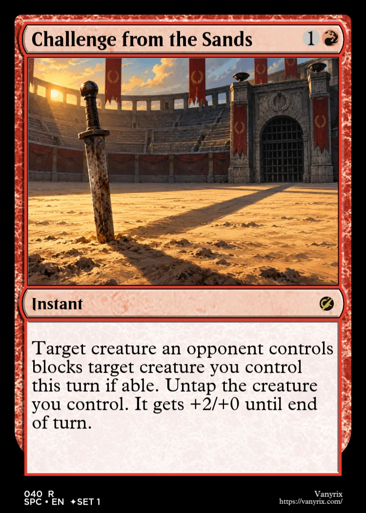 Challenge from the Sands