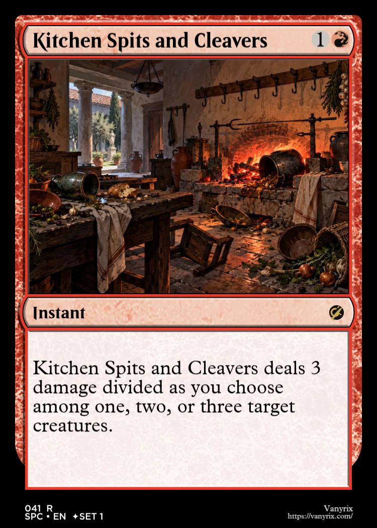 Kitchen Spits and Cleavers