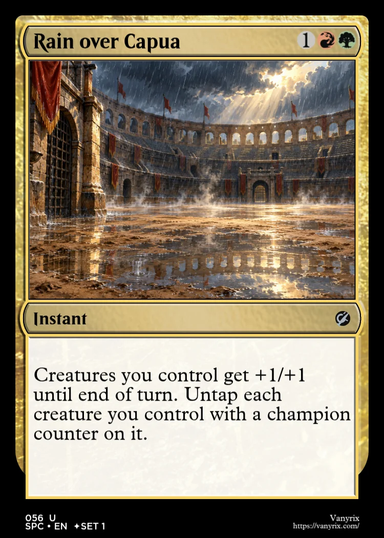 Rain over Capua