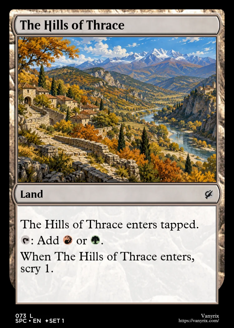 The Hills of Thrace