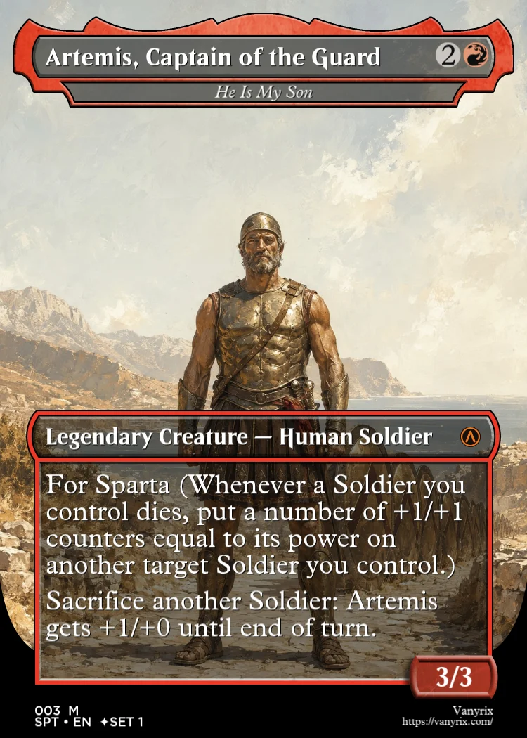 Artemis, Captain of the Guard
