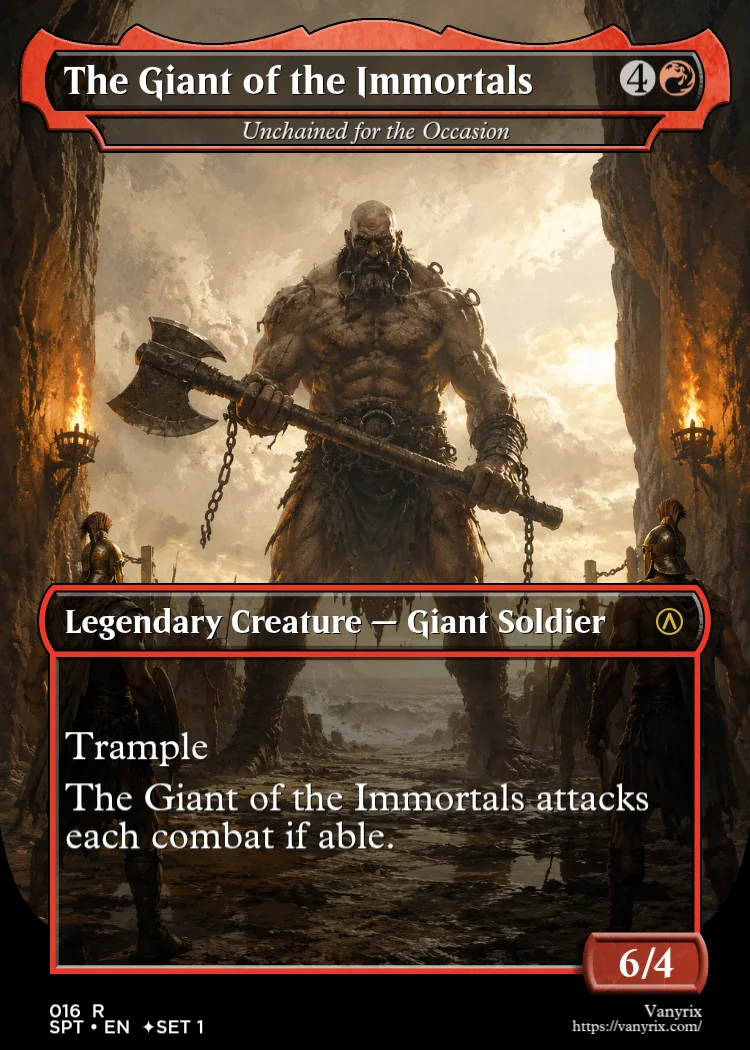 The Giant of the Immortals