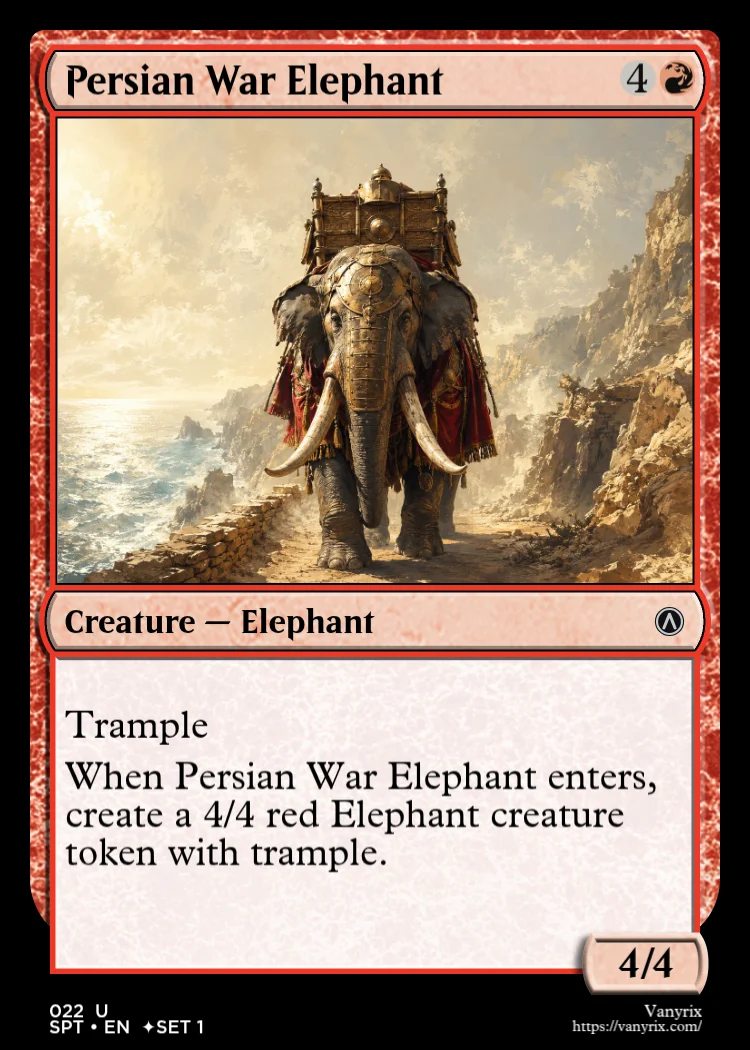 Persian War Elephant