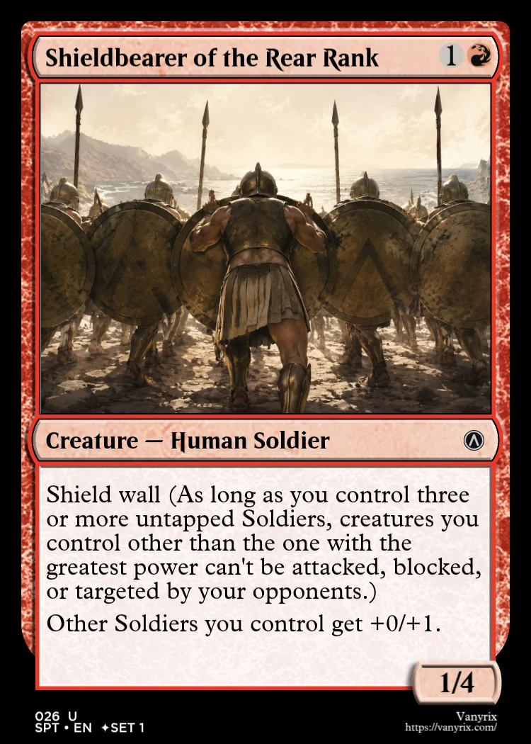 Shieldbearer of the Rear Rank