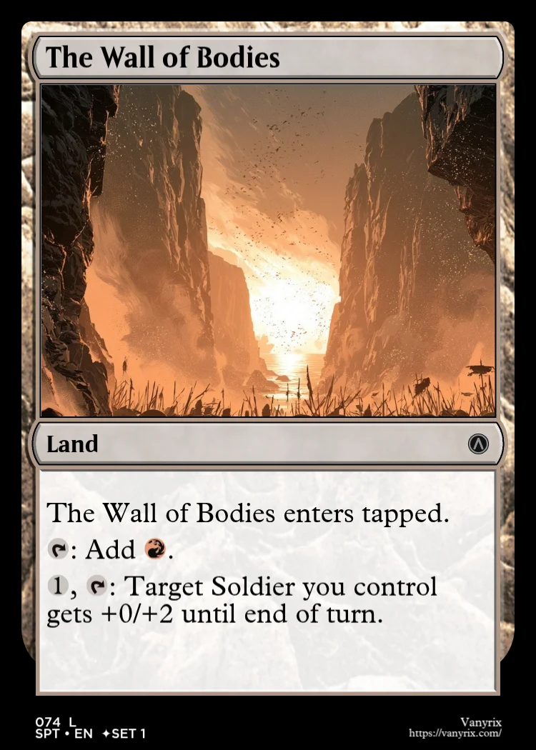 The Wall of Bodies