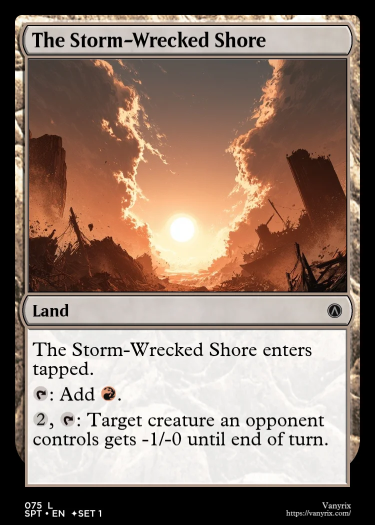 The Storm-Wrecked Shore