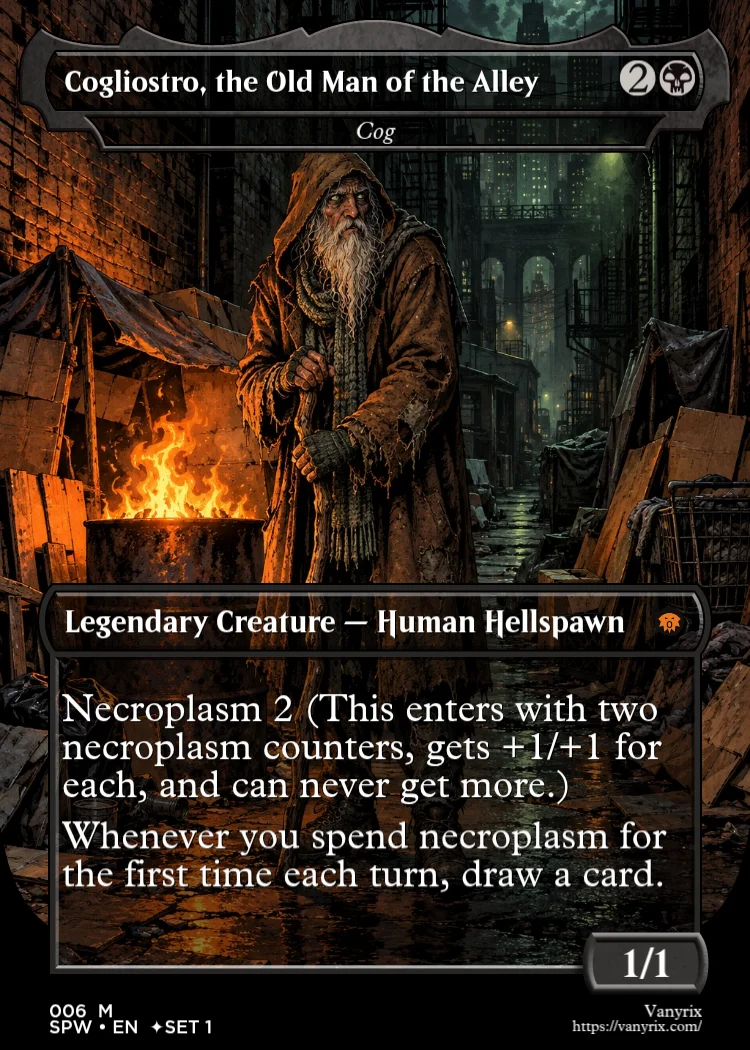 Cogliostro, the Old Man of the Alley