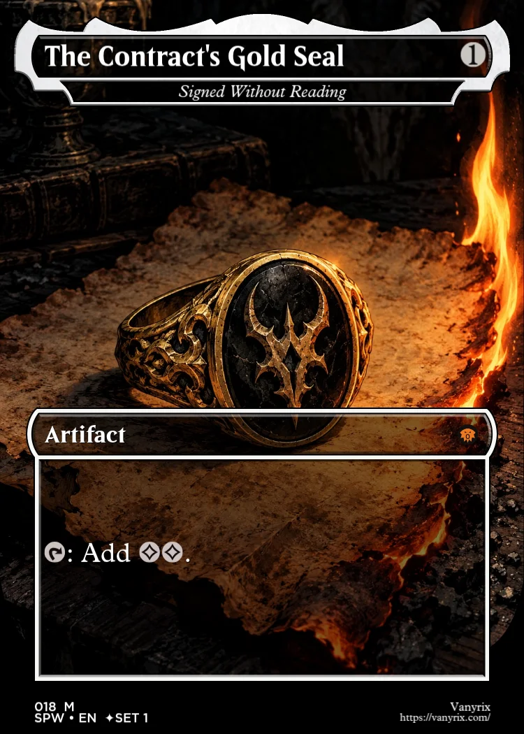The Contract's Gold Seal