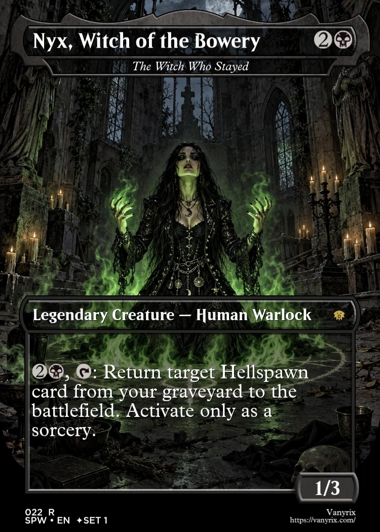 Nyx, Witch of the Bowery