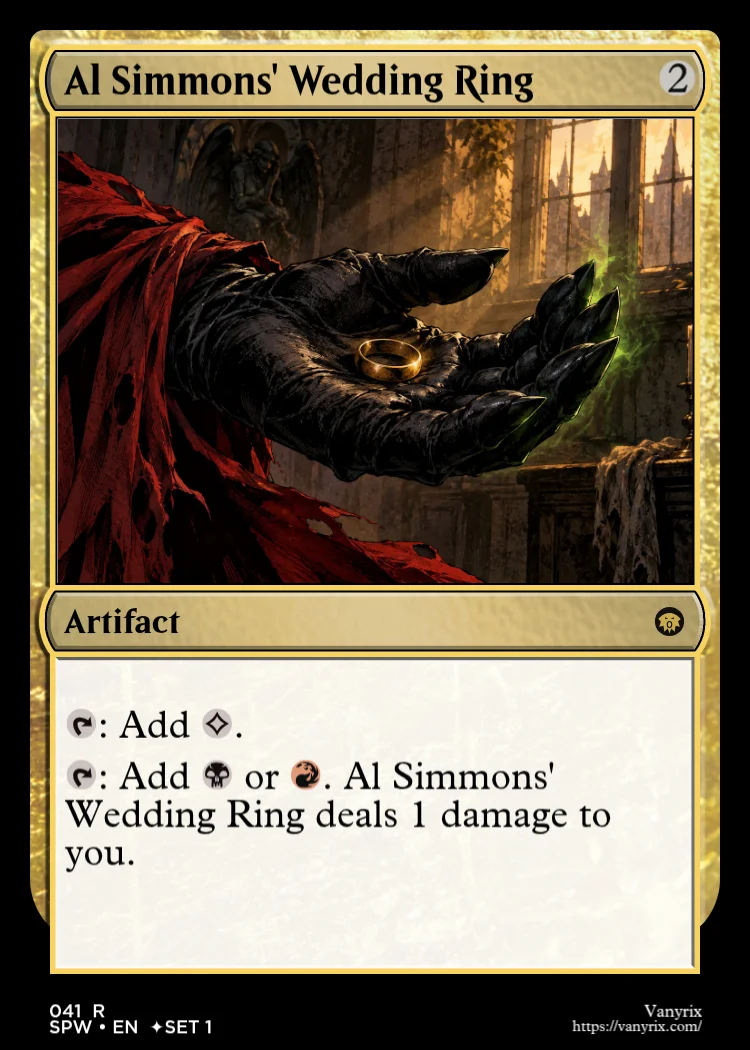 Al Simmons' Wedding Ring