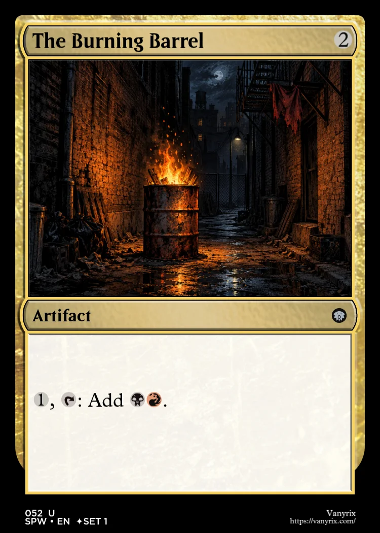 The Burning Barrel