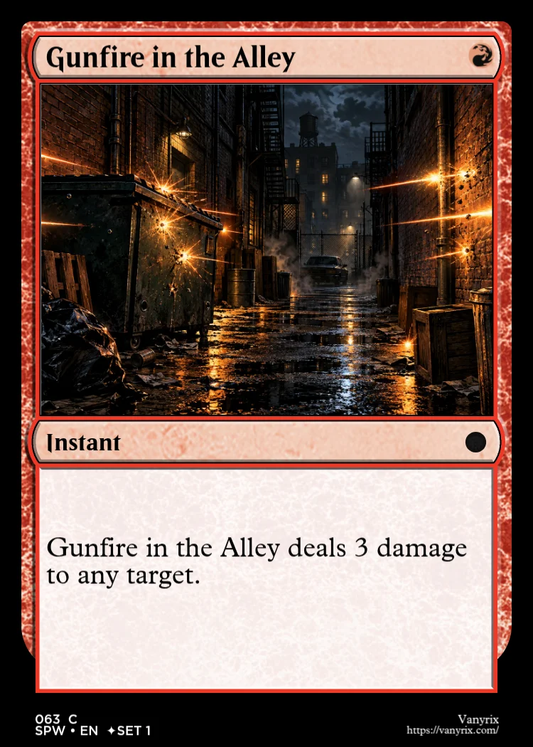 Gunfire in the Alley
