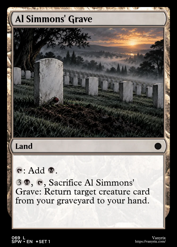 Al Simmons' Grave
