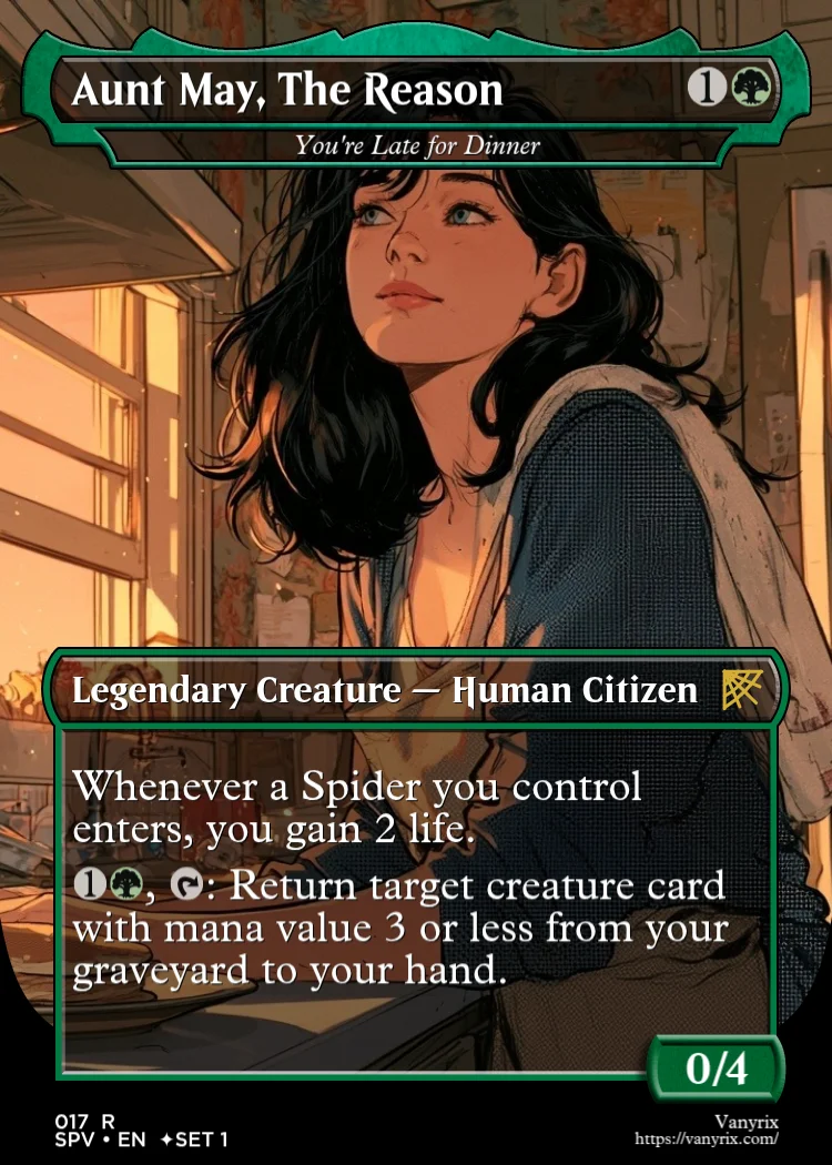 Aunt May, The Reason