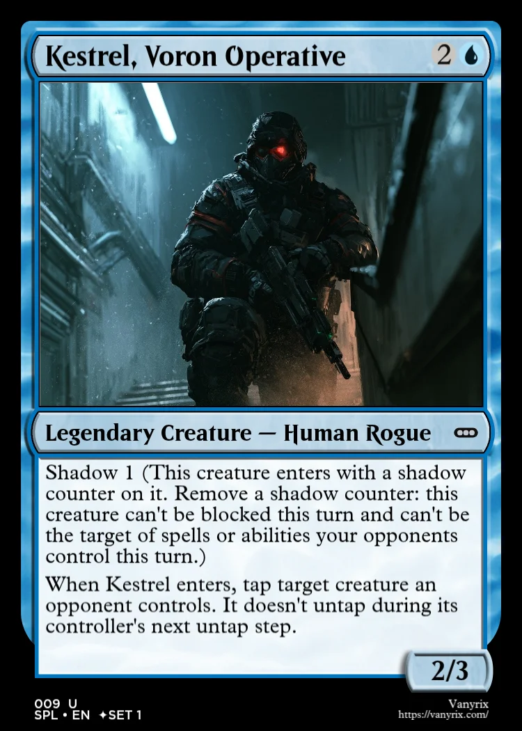Kestrel, Voron Operative