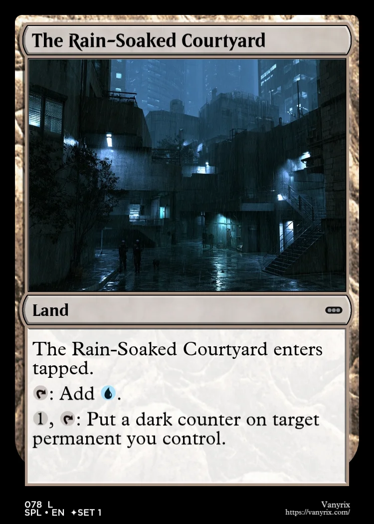 The Rain-Soaked Courtyard