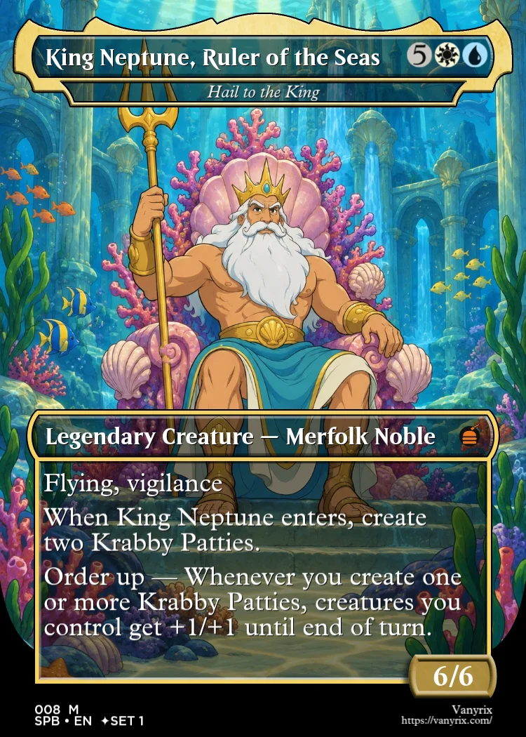King Neptune, Ruler of the Seas
