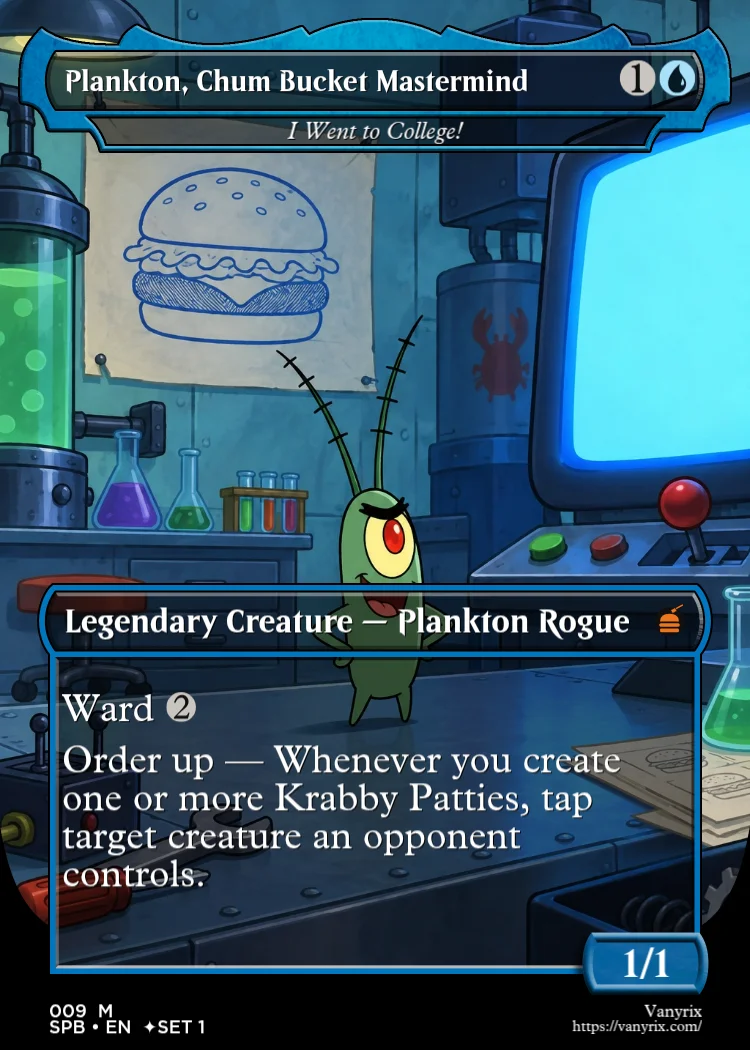 Plankton, Chum Bucket Mastermind