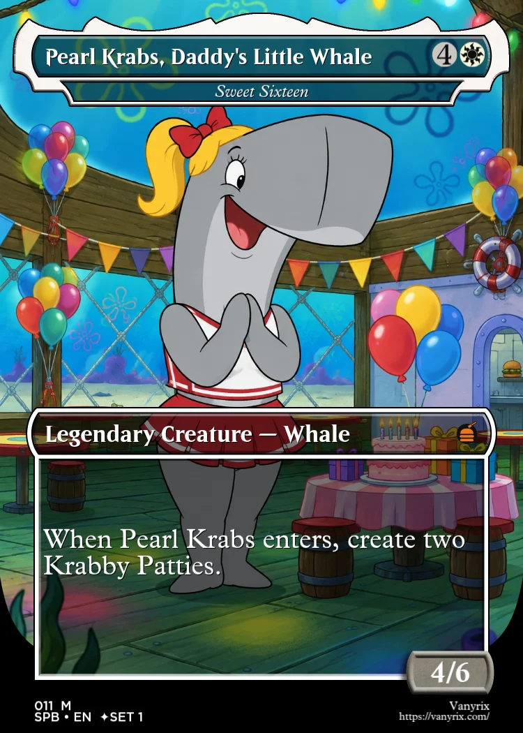 Pearl Krabs, Daddy's Little Whale