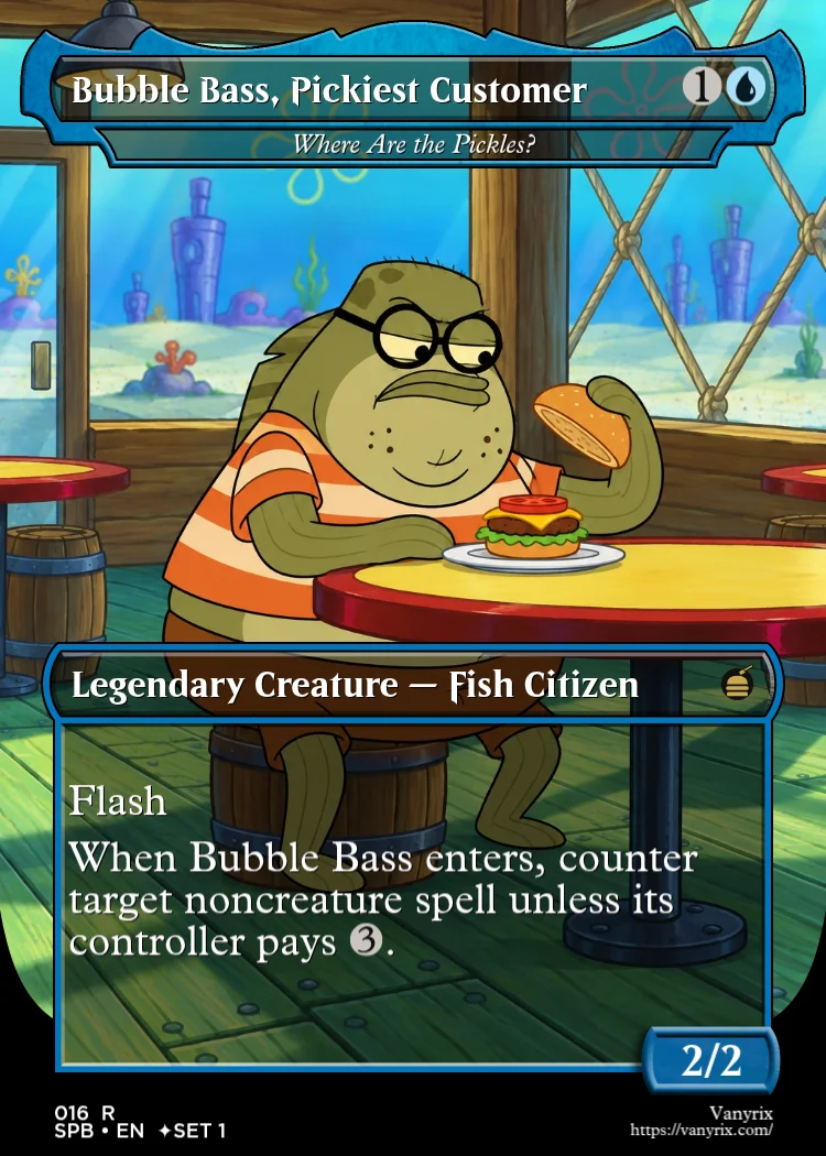 Bubble Bass, Pickiest Customer