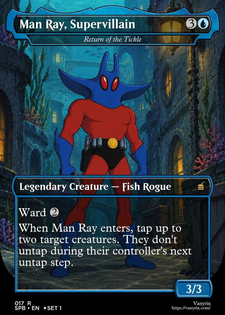Man Ray, Supervillain