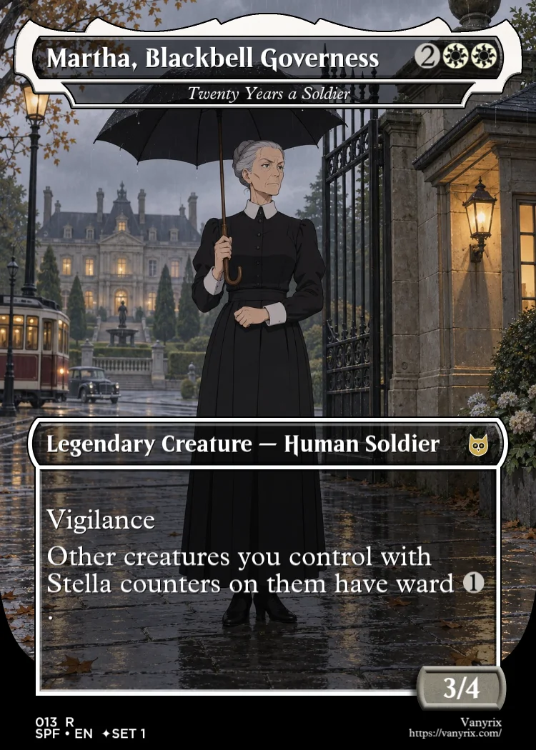 Martha, Blackbell Governess