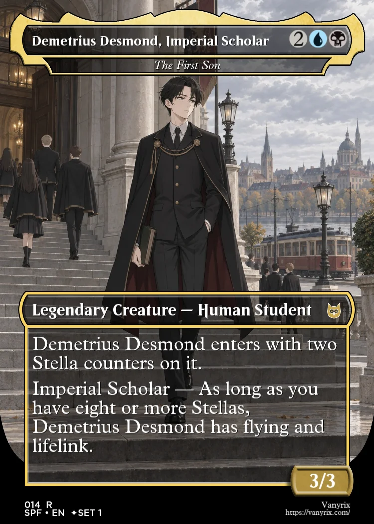 Demetrius Desmond, Imperial Scholar