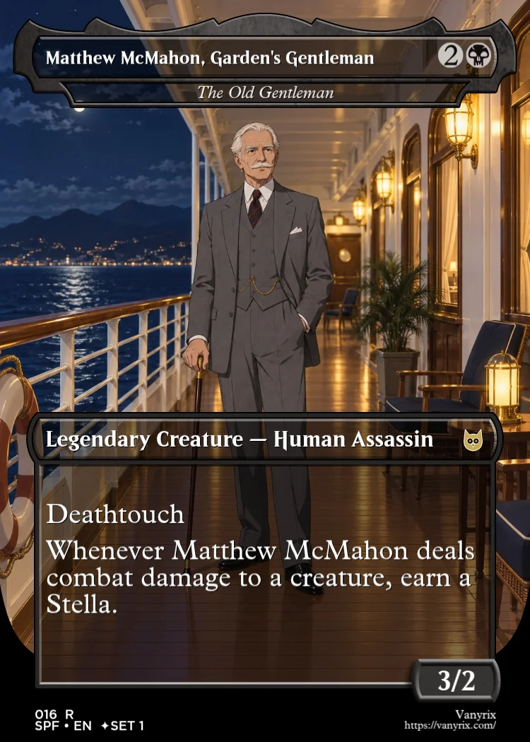 Matthew McMahon, Garden's Gentleman